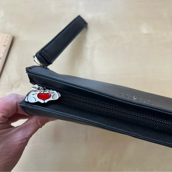 Disney Black Wristlet Clutch with Red & White Minnie and Mickey Graphic - Picture 7 of 13